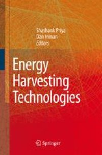 cover of the book Energy Harvesting Technologies