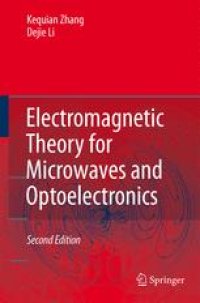 cover of the book Electromagnetic Theory for Microwaves and Optoelectronics