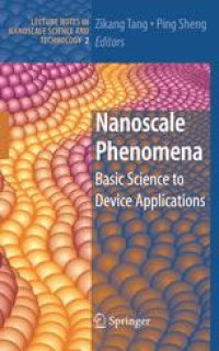 cover of the book Nanoscale Phenomena: Basic Science to Device Applications