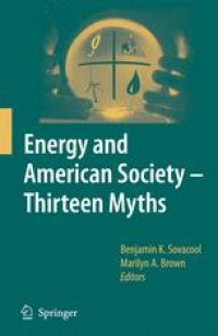 cover of the book Energy and American Society – Thirteen Myths