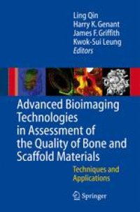 cover of the book Advanced Bioimaging Technologies in Assessment of the Quality of Bone and Scaffold Materials: Techniques and Applications