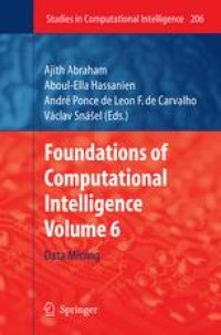 cover of the book Foundations of Computational, IntelligenceVolume 6: Data Mining