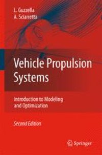 cover of the book Vehicle Propulsion Systems: Introduction to Modeling and Optimization