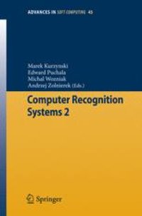 cover of the book Computer Recognition Systems 2