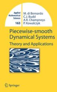 cover of the book Piecewise-smooth Dynamical Systems: Theory and Applications
