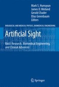 cover of the book Artificial Sight: Basic Research, Biomedical Engineering, and Clinical Advances