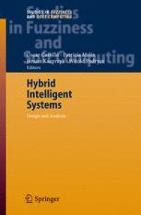 cover of the book Hybrid Intelligent Systems: Analysis and Design