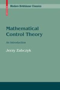 cover of the book Mathematical Control Theory: An Introduction