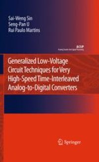 cover of the book Generalized Low-Voltage Circuit Techniques for Very High-Speed Time-Interleaved Analog-to-Digital Converters