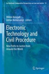 cover of the book Electronic Technology and Civil Procedure: New Paths to Justice from Around the World