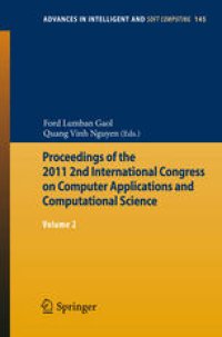 cover of the book Proceedings of the 2011 2nd International Congress on Computer Applications and Computational Science: Volume 2