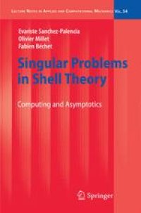 cover of the book Singular Problems in Shell Theory: Computing and Asymptotics