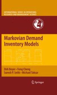 cover of the book Markovian Demand Inventory Models