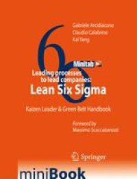 cover of the book Leading processes to lead companies: Lean Six Sigma: Kaizen Leader & Green Belt Handbook