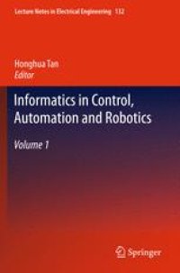 cover of the book Informatics in Control, Automation and Robotics: Volume 1