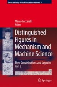 cover of the book Distinguished Figures in Mechanism and Machine Science: Their Contributions and Legacies, Part 2