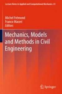 cover of the book Mechanics, Models and Methods in Civil Engineering