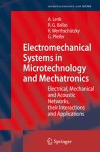 cover of the book Electromechanical Systems in Microtechnology and Mechatronics: Electrical, Mechanical and Acoustic Networks, their Interactions and Applications