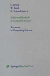 cover of the book Relational Methods in Computer Science