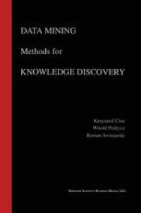 cover of the book Data Mining Methods for Knowledge Discovery