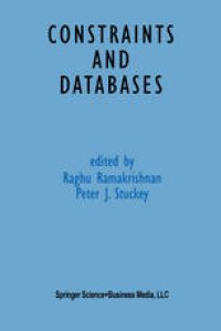 cover of the book Constraints and Databases