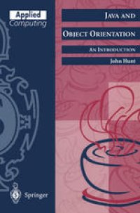 cover of the book Java and Object Orientation: An Introduction