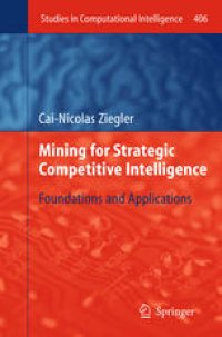 cover of the book Mining for Strategic Competitive Intelligence: Foundations and Applications