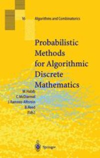 cover of the book Probabilistic Methods for Algorithmic Discrete Mathematics