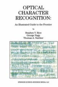 cover of the book Optical Character Recognition: An Illustrated Guide to the Frontier