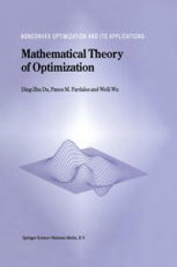 cover of the book Mathematical Theory of Optimization