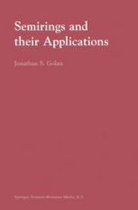 cover of the book Semirings and their Applications