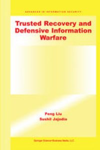 cover of the book Trusted Recovery and Defensive Information Warfare