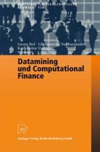 cover of the book Datamining und Computational Finance: Ergebnisse des 7. Karlsruher Ökonometrie-Workshops