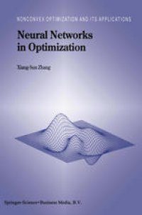 cover of the book Neural Networks in Optimization