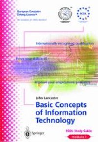 cover of the book Basic Concepts of Information Technology: ECDL — the European PC standard