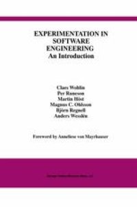 cover of the book Experimentation in Software Engineering: An Introduction