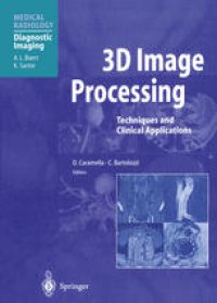 cover of the book 3D Image Processing: Techniques and Clinical Applications