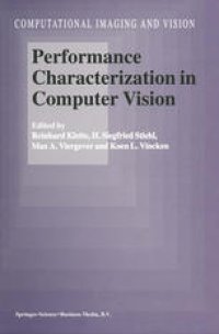 cover of the book Performance Characterization in Computer Vision