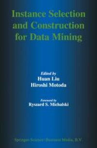 cover of the book Instance Selection and Construction for Data Mining