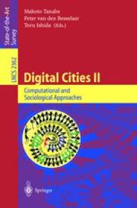 cover of the book Digital Cities II: Computational and Sociological Approaches: Second Kyoto Workshop on Digital Cities Kyoto, Japan, October 18–20, 2001 Revised Papers