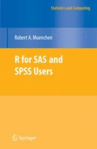 cover of the book R for SAS and SPSS Users