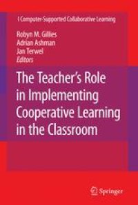 cover of the book The Teacher’s Role in Implementing Cooperative Learning in the Classroom