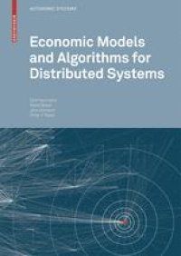 cover of the book Economic Models and Algorithms for Distributed Systems