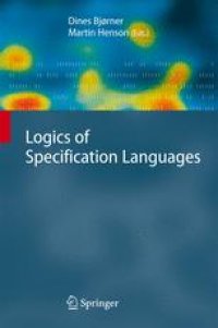 cover of the book Logics of Specification Languages