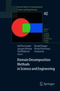 cover of the book Domain Decomposition Methods in Science and Engineering