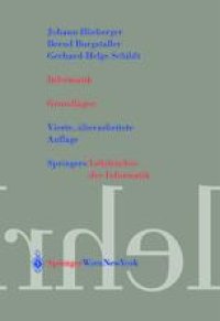 cover of the book Informatik: Grundlagen