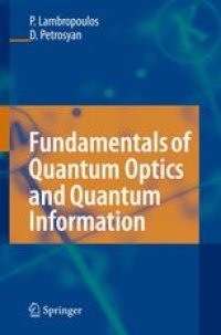 cover of the book Fundamentals of Quantum Optics and Quantum Information