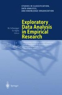 cover of the book Exploratory Data Analysis in Empirical Research: Proceedings of the 25th Annual Conference of the Gesellschaft für Klassifikation e.V., University of Munich, March 14–16, 2001