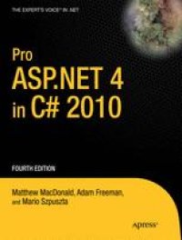 cover of the book Pro ASP.NET 4 in C# 2010