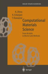 cover of the book Computational Materials Science: From Ab Initio to Monte Carlo Methods